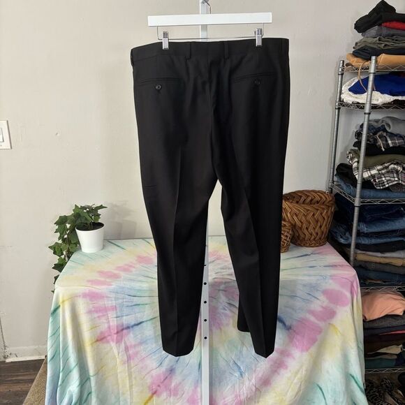 Pronto Uomo Black Trousers men’s 40x30 creased front - Picture 5 of 6